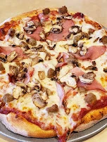 Three Toping 10 Pizza Mushrooms Canadian Bacon Italian Sausage