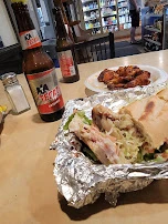 Turkey Bacon Sandwich and Chicken Wings